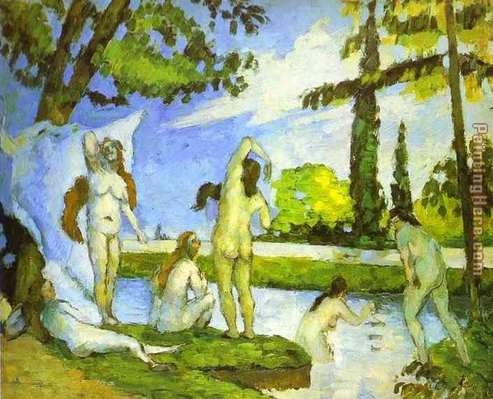 Six Women Bathing